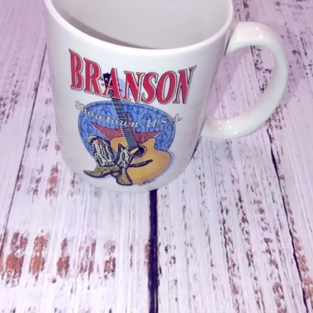 Branson country western ceramic coffee mug